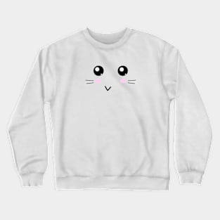 Cute Happy Mouse Face Crewneck Sweatshirt